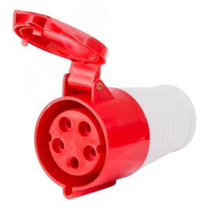 Изображение товара Розетка 225 переносная 3Р+РЕ+N 32А 380В IP44 (шт)