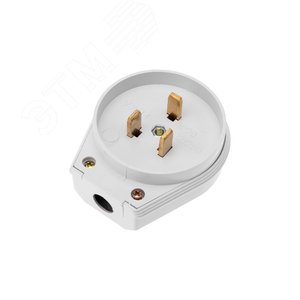 Изображение товара Вилка ВШ для электрической плиты 32А, 250В, 2Р+РЕ белая REXANT (шт)