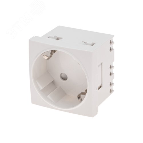 Изображение товара Розетка электрическая 45x45, CEE 7/4, 2K+3, 16A, белая (шт)