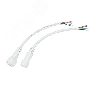 Соединительный кабель (5pin) герметичный (IP67) 5х0.5кв мм  белый, REXANT