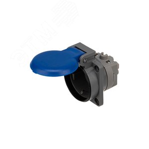 Изображение товара Розетка влагозащищенная с крышкой (панельная), с/з, с/у, 16 А, IP54, REXANT (шт)