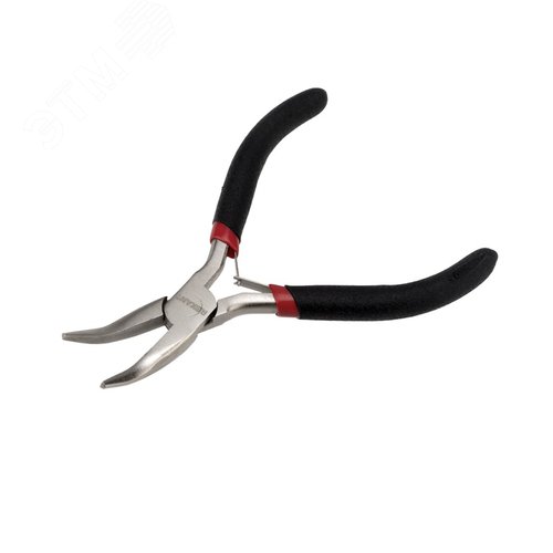 Изображение товара Тонкогубцы изогнутые Мини 120 мм никел (шт)