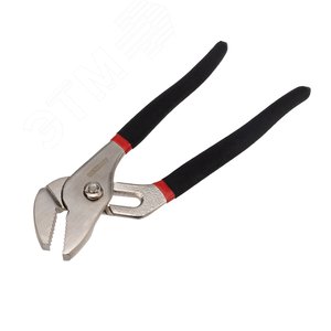 Изображение товара Клещи переставные 200 мм никелированные, обливные рукоятки (шт)