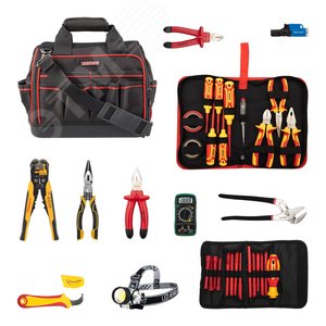 Изображение товара Набор инструментов электрика, 29 предмет (шт)