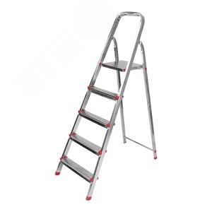 Изображение товара Стремянка металлическая 5 ступенек усиленный (шт)