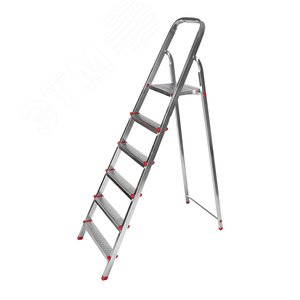 Изображение товара Стремянка металлическая 6 ступенек усиленный (шт)