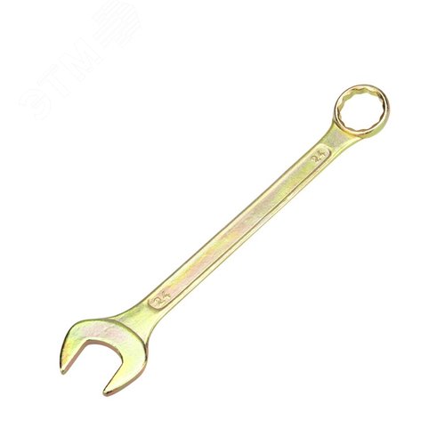 Изображение товара Ключ комбинированный 24 мм, желтый цинк (шт)