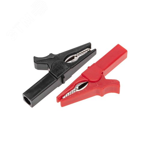 Изображение товара Зажим ''Крокодил'' для тестера 15А, 53мм, гнездо Banana, 20шт/упак (упак)