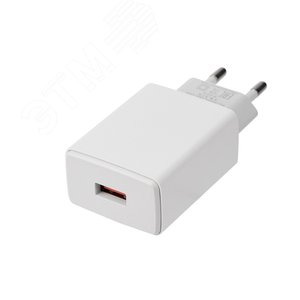 Устройство сетевое зарядное для iPhone, iPad USB, 5V, 2.1 A, белое,