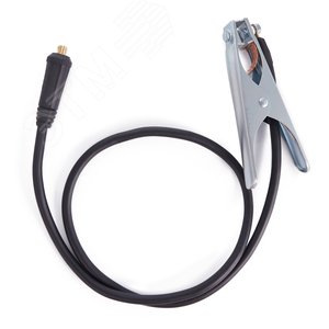 Сварочный кабель с клеммой заземления 16 кв мм 200 А СКР 10-25, REXANT
