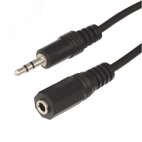 Изображение товара Аудио кабель 3.5 мм гнездо - штекер, 1.5 м (шт)