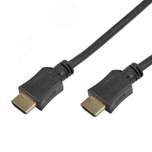 Кабель HDMI - HDMI, длина 1 метр (GOLD) (PE пакет) PROconnect, 17-6202-8