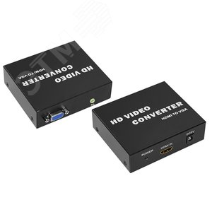 Конвертер HDMI на VGA + Стерео 3,5 мм,,