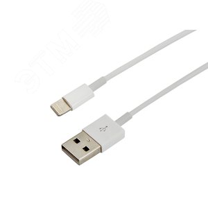 Кабель USB-Lightning для iPhone, PVC, 1mУстройство зарядное, ОРИГИНАЛ (чип MFI), 18-0000,
