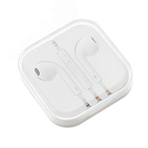 Изображение товара Наушники с микрофоном белые,, (шт)