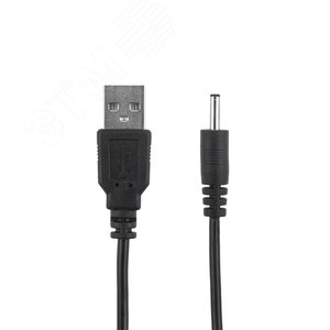 Кабель USB штекер - DC разъем питание 1,4х3,4 мм, спираль 1,5 м, 18-0235,