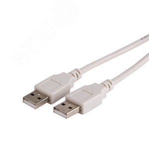Кабель USB (шт. USB A - шт. USB A) 1.8 метра серый (18-1144),