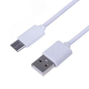 Кабель USB 3.1 type C (male)-USB 2.0 (male) 1 м белый, 18-1881-1,