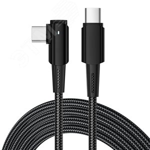 Кабель USB Type-C - Type-C, 5А, 100Вт, 1м, черный