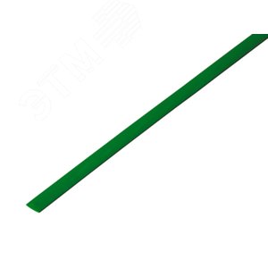 Термоусаживаемая трубка 4,0 2,0 мм, зеленый, упаковка 50 шт. по 1 м, REXANT