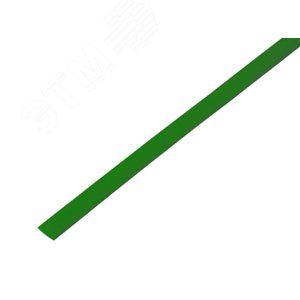 Термоусаживаемая трубка 5,0 2,5 мм, зеленая, упаковка 50 шт. по 1 м, REXANT