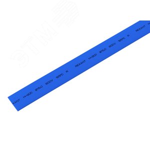 Термоусаживаемая трубка 15,0 7,5 мм, синяя, упаковка 50 шт. по 1 м, REXANT