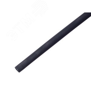 Термоусаживаемая трубка клеевая 18,0 6,0 мм, черная, упаковка 10 шт. по 1 м, REXANT