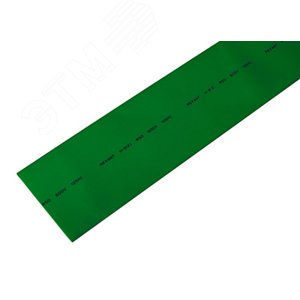 Термоусаживаемая трубка 50,0 25,0 мм, зеленая, упаковка 10 шт. по 1 м, REXANT