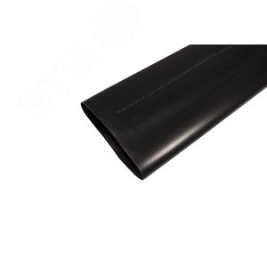 Термоусаживаемая трубка клеевая 160,0 50,0 мм, (3-4-1) черная, упаковка 1 м, REXANT