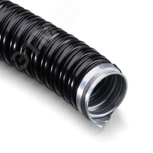 Изображение товара Металлорукав в ПВХ изоляции МРПИнг-15 (бухта 50 м/уп.) черный (м)