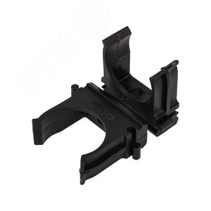 Изображение товара Крепеж-клипса для трубы 25 мм, черная (100 шт./уп.), REXANT (упак)