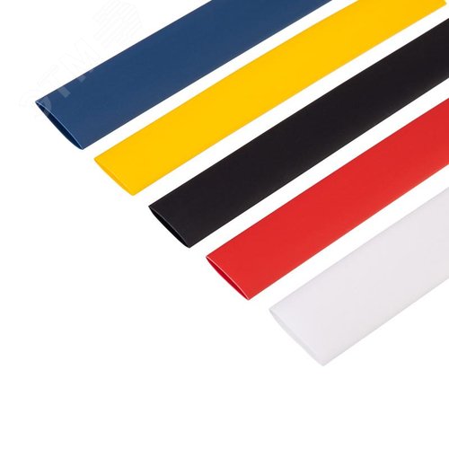 Изображение товара Набор термоусадочных трубок ТУТнг (2:1), 5 цветов, 20 шт. по 10 см (упак)