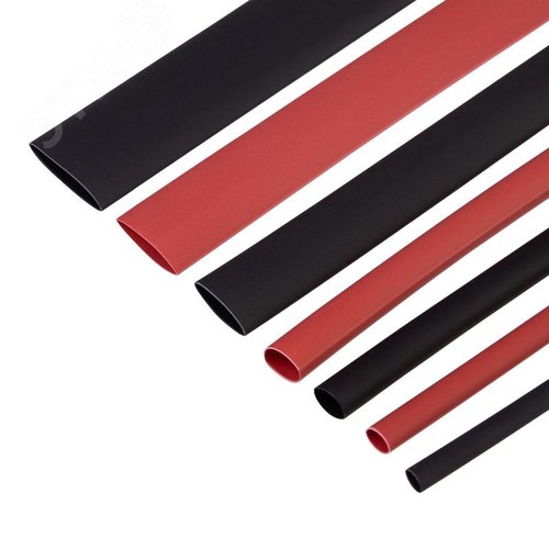 Изображение товара Набор термоусадочных трубок ТУТнг (2:1), 14 шт. по 10 см (упак)