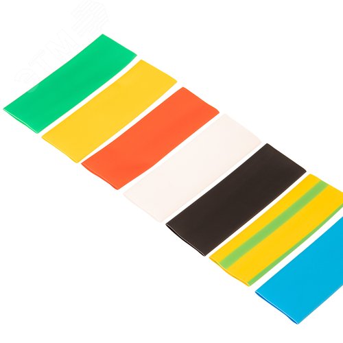 Изображение товара Набор термоусаживаемых трубок №19 ТУТ нг 15/7,5 мм, 7 цветов (упак. 21 шт. по 10 см) (набор)