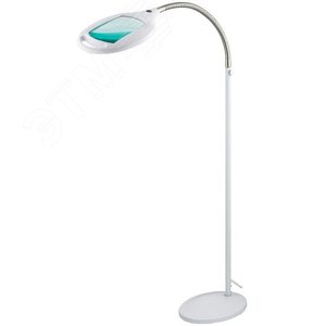 Изображение товара Лупа напольная , 3D, с подсветкой 42 LED, белая (шт)