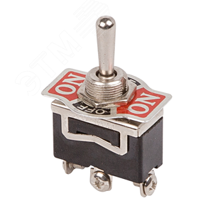 Изображение товара Тумблер 250V 15А (3c) ON-OFF-(ON) однополюсной (шт)