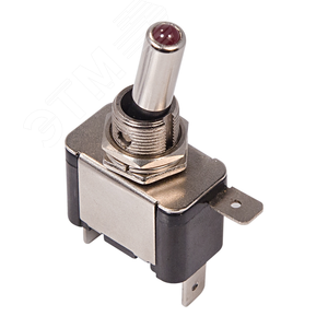 Изображение товара Тумблер 12V 25А (3c) ON-OFF однополюсный с красной LED подсветкой (шт)