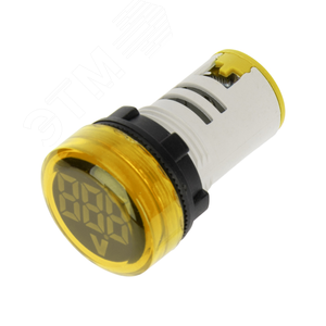 Изображение товара Индикатор значения напряжения желтый VD22 70-500 В (шт)