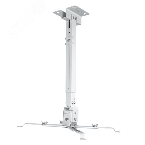 Изображение товара Кронштейн для проектора потолочный с регулировкой расстояния (430-650 мм) макс. 15кг, белый, серия PROFI (шт)