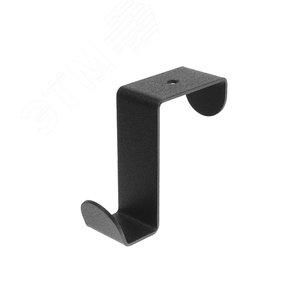 Изображение товара Держатель для хранения одежды в стиле лофт крепление на дверь 3 шт/уп черный (шт)