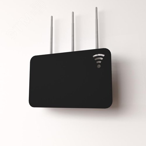 Изображение товара Держатель для хранения роутера. с регулировкой размеров. настенный. черный (шт)