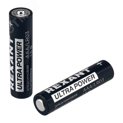 Изображение товара Батарейка алкалиновая ультра AAA/LR03 1,5В, 2 шт (шт)