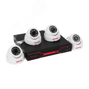 Комплект видеонаблюдения 4 внутренние камеры AHD 2.0 Full HD,