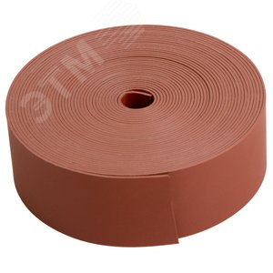 Термоусаживаемая лента с клеевым слоем 25х0,8 мм, красная, ролик 5 м, ТЛ-0,8, REXANT