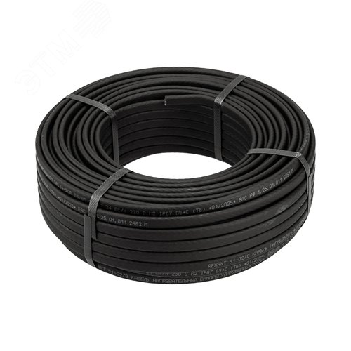 Изображение товара Кабель нагревательный саморегулирующийся SRL24-2CR, 24Вт/м, 50м (м)