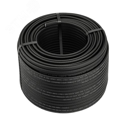 Изображение товара Кабель нагревательный саморегулирующийся SRL24-2CR, 24Вт/м, 100м (м)