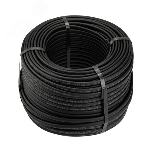 Изображение товара Кабель нагревательный саморегулирующийся SRL30-2CR, 30Вт/м, 100м (м)