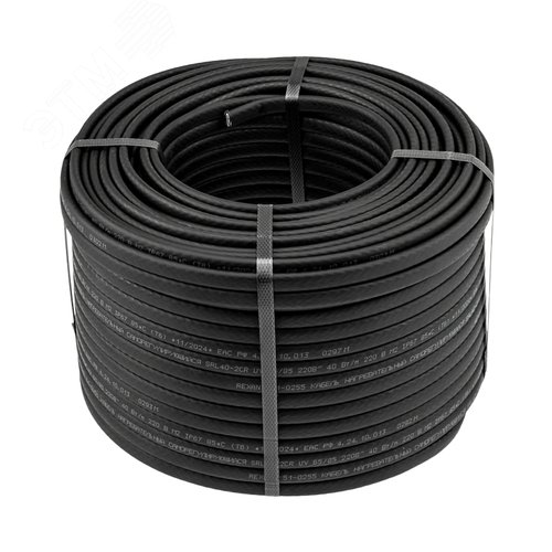 Изображение товара Кабель нагревательный саморегулирующийся SRL40-2CR (UV) 40Вт/м, 1мм2/45м, 100м (м)