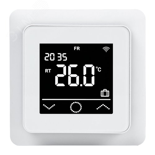 Изображение товара Терморегулятор ClimaHome W сенсорный программируемый Wi-Fi белый (шт)