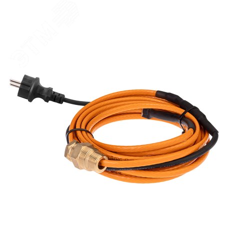 Изображение товара Кабель нагревательный саморегулирующийся 10HTM2-CT, готовый комплект в трубу, 6м/60Вт (компл)